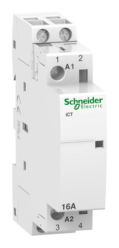 Модульный контактор Schneider Electric iCT 2P 16А 230/220В AC