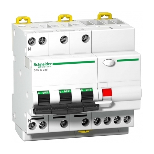 Дифавтомат Schneider Electric Acti9 4P 25А (C) 6кА 30мА (AC)