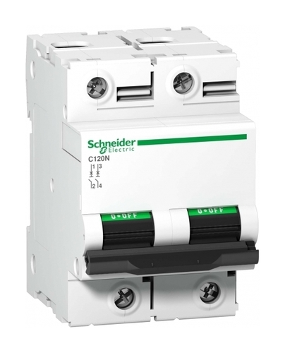 Автоматический выключатель Schneider Electric Acti9 2P 100А (C) 10кА