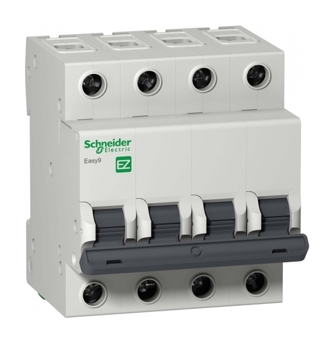 Автоматический выключатель Schneider Electric Easy9 4P 50А (C) 4.5кА