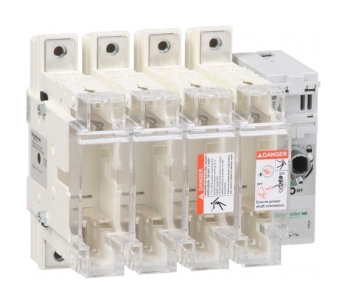 Рубильник с предохранителем Schneider Electric TeSys GS 160А 4P, 00