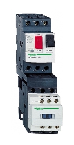 Пускатель Schneider Electric TeSys GV2DM 0.4А, 0.09кВт 400/24В