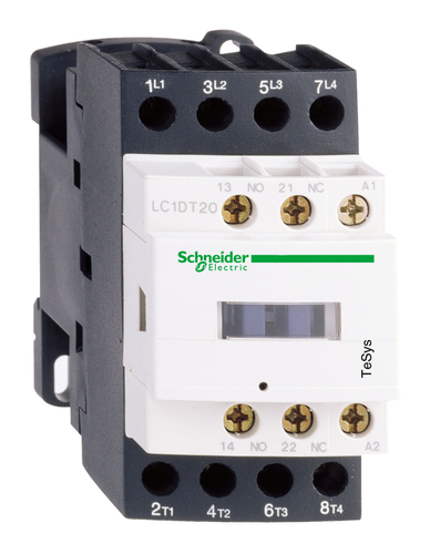 Контактор Schneider Electric TeSys LC1D 4P 20А 440/42В AC 9кВт