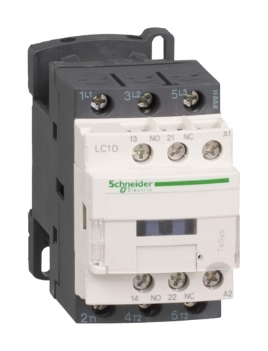 Контактор Schneider Electric TeSys LC1D 3P 9А 400/110В DC 4кВт