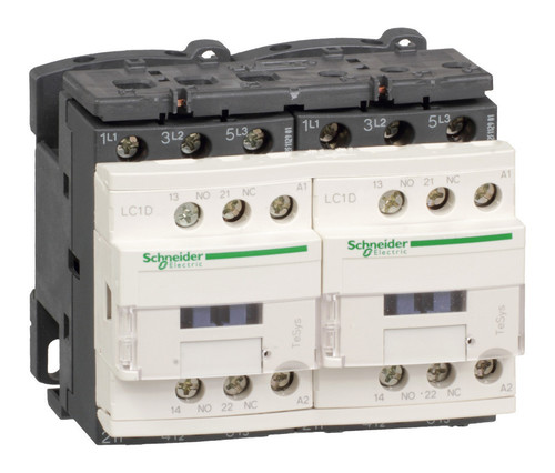 Реверсивный контактор Schneider Electric TeSys LC2D 3P 38А 400/690В AC/DC