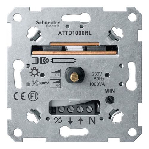 Механизм поворотно-нажимного светорегулятора Schneider Electric Коллекции Merten, 60-1000Вт