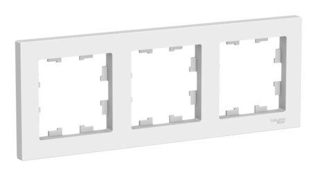 Рамка 3 поста Systeme Electric ATLASDESIGN, лотос, ATN001303